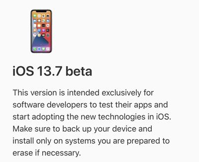 iOS13.7怎么更新