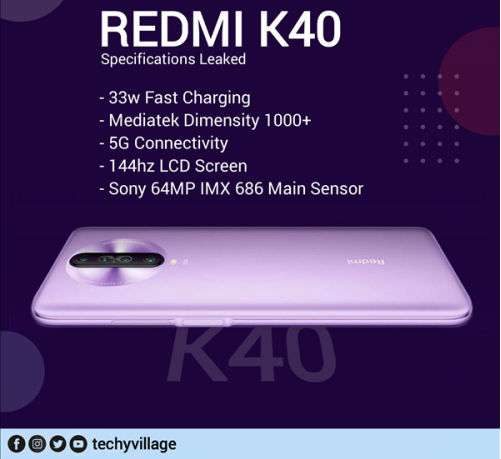 Redmi K40 Pro明年Q1亮相：首批搭载5nm骁龙875芯片