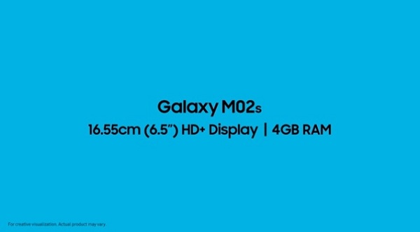 三星Galaxy M02s曝光 采用6.5英寸Infinity-V显示屏