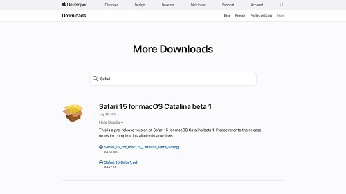 苹果发布重新设计的Safari 15测试版，对开发者开放