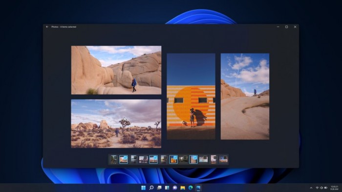 微软面向Beta和Release Preview频道win 11推出全新的Photos应用程序