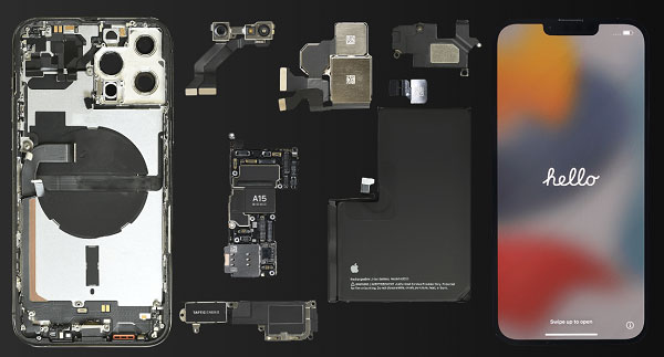 iPhone 13 Pro Max物料成本约为438美元，占零售价的36.5%
