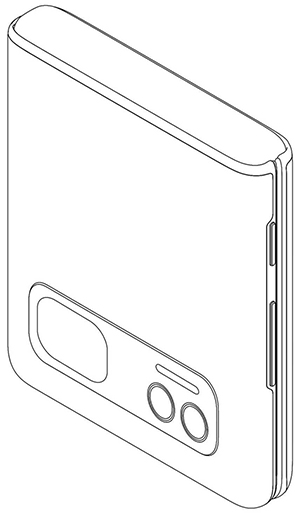 小米上下折叠手机专利公示，可能使用打孔自拍镜头