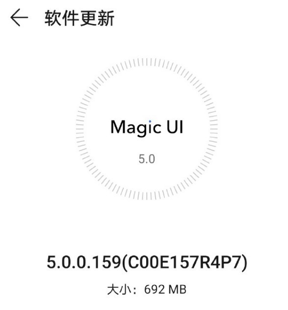 荣耀60/Pro手机推送Magic UI 5.0.0.159更新