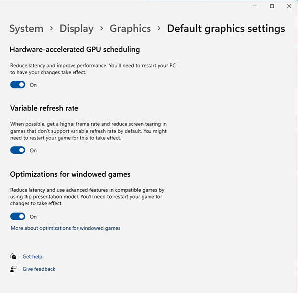 微软为windows 11推出全新游戏优化功能
