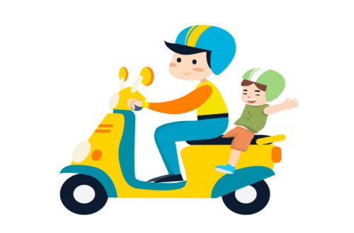 家长骑电动自行车接送孩子上学需要给孩子戴头盔吗