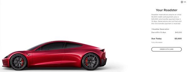 特斯拉超跑恢复订购，将于明年生产新一代电动跑车