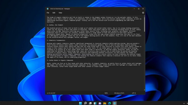 Windows 11的新记事本被曝存在性能问题？微软承认