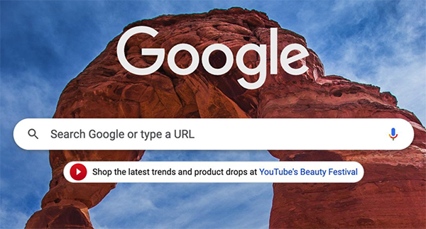 谷歌浏览器开始在新标签页底部添加广告