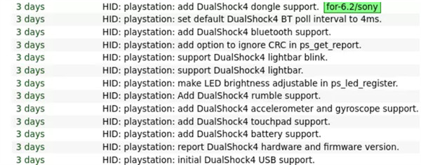 索尼手柄已合并到 HID 的 for-next 分支中随后 Linux 6.2 将官方支持索尼 PS4 DualSense手柄