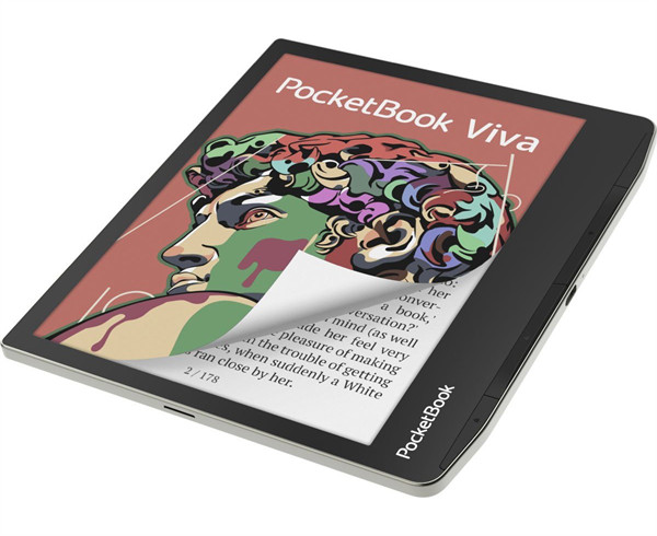 PocketBook Viva 电纸书发布，搭载了E ink 最新的 Gallery 3 彩色墨水屏，售价约为 599 美元