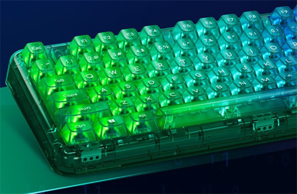 戴尔推出“敲带感”透明机械键盘：全透机身 RGB 灯效设计+佳达隆定制轴体