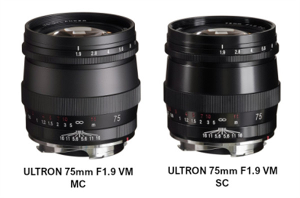 福伦达将推出一支 Ultron 75mm F1.9 VM 中长焦距全画幅镜头