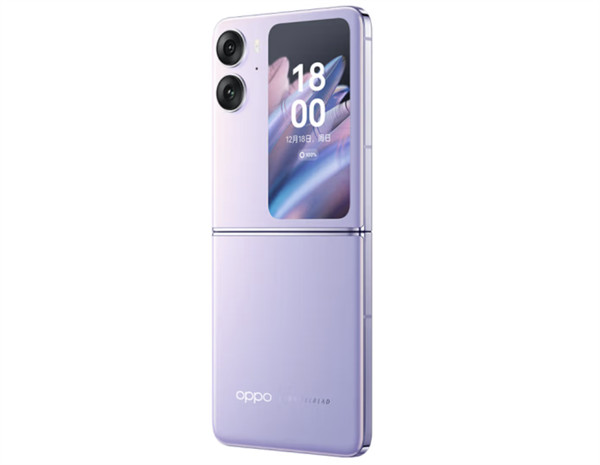 OPPO Find N2 Flip 折叠屏手机慕紫 16GB+512GB 高配版今日上市，售价 6999 元