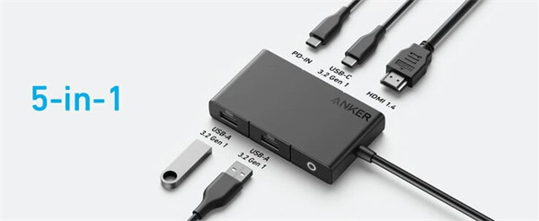 Anker  332 USB-C 集线器目前仅在美国和英国市场上市，售价 49.99 美元/英镑