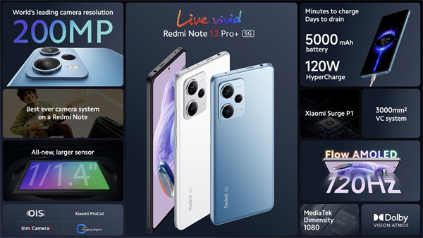 Redmi Note 12 系列手机面向海外用户发布：起售价为 199 欧元