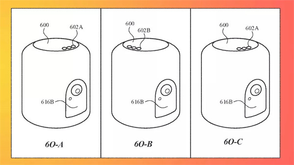苹果HomePod新专利，引入了摄像头