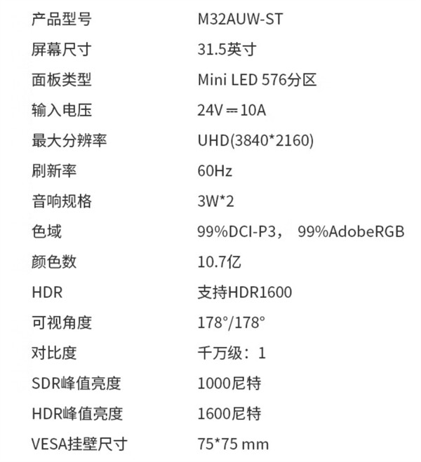 钛度首款 4K MiniLED 显示器开启预售，首发到手价 3699 元