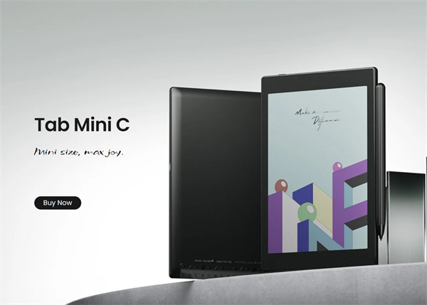文石 BOOX 小屏低配版本 BOOX Tab Mini C 发布，售价 450 美元