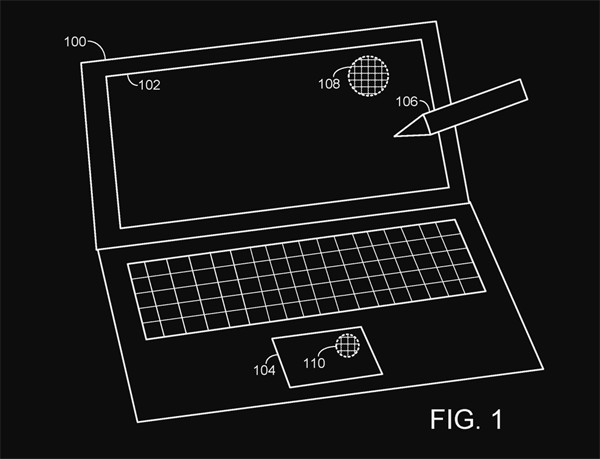 微软公布新专利， Surface Book 可以作数位板的触控板