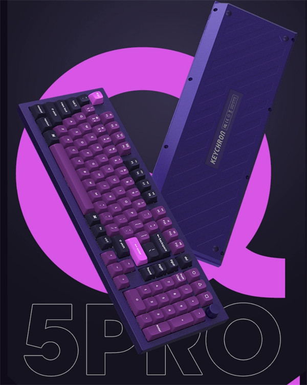 Keychron Q5 Pro 客制化 Gasket 蓝牙机械键盘8 月 10 日上市，售 1368 元
