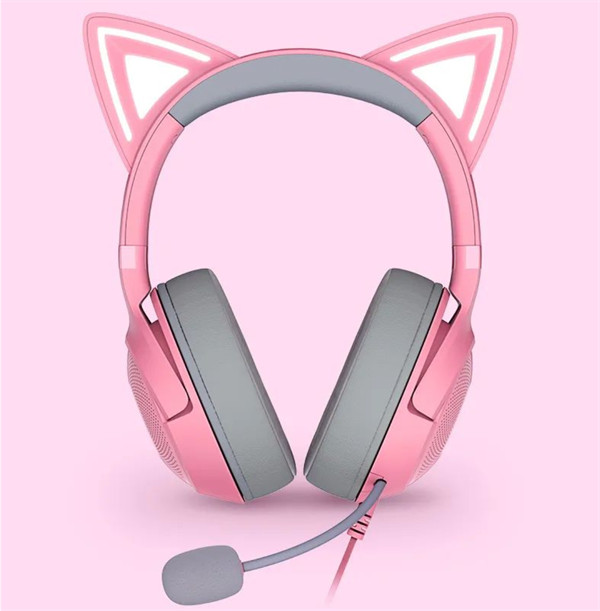 雷蛇发布北海巨妖萌猫版 V2 系列头戴式耳机，售价 799 元起