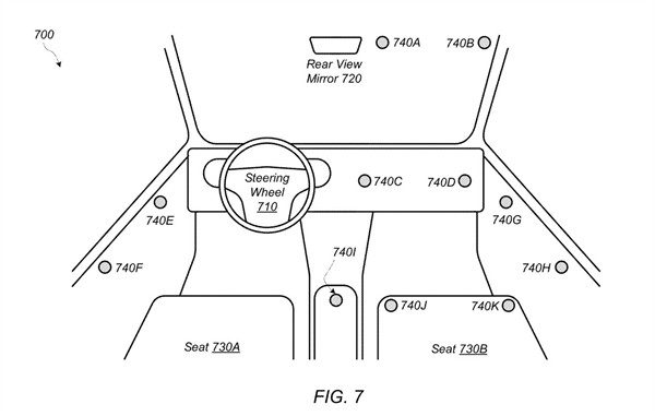 苹果获得新专利：在车内定位 iPhone 等移动设备