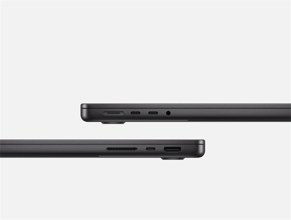M3 入门款 14 寸 MacBook Pro 仅有左侧两个 USB-C 雷雳 4 接口