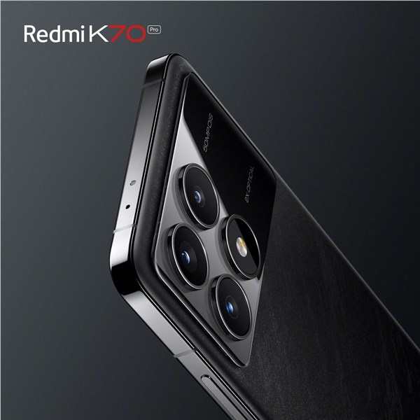Redmi K70手机展示“墨羽”配色